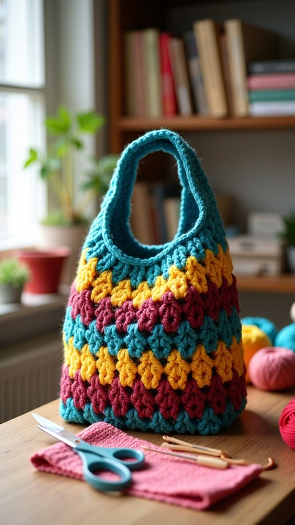 charming crochet bag design