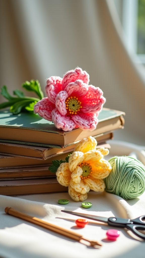 charming floral reading accessory