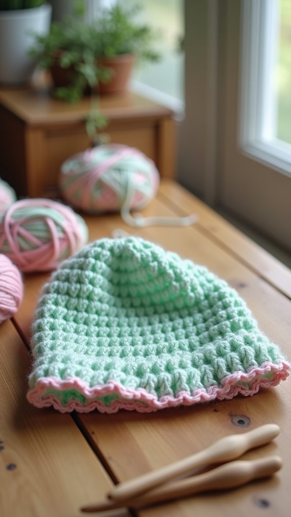 charming handmade crochet headwear
