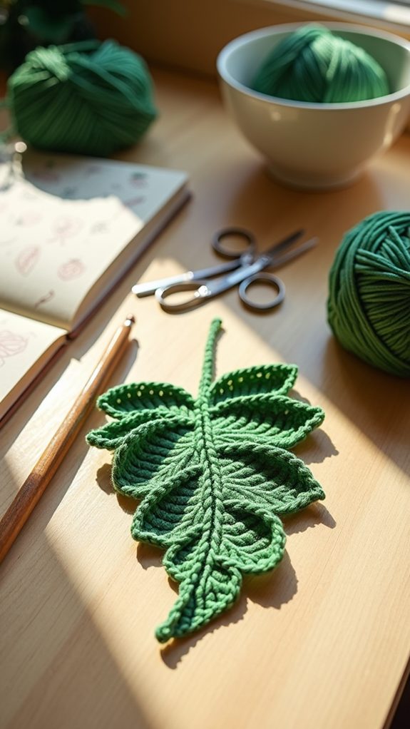 charming ivy leaf design