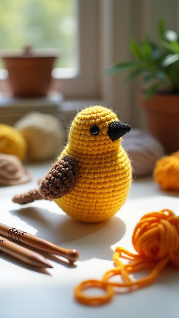 charming little finch bird
