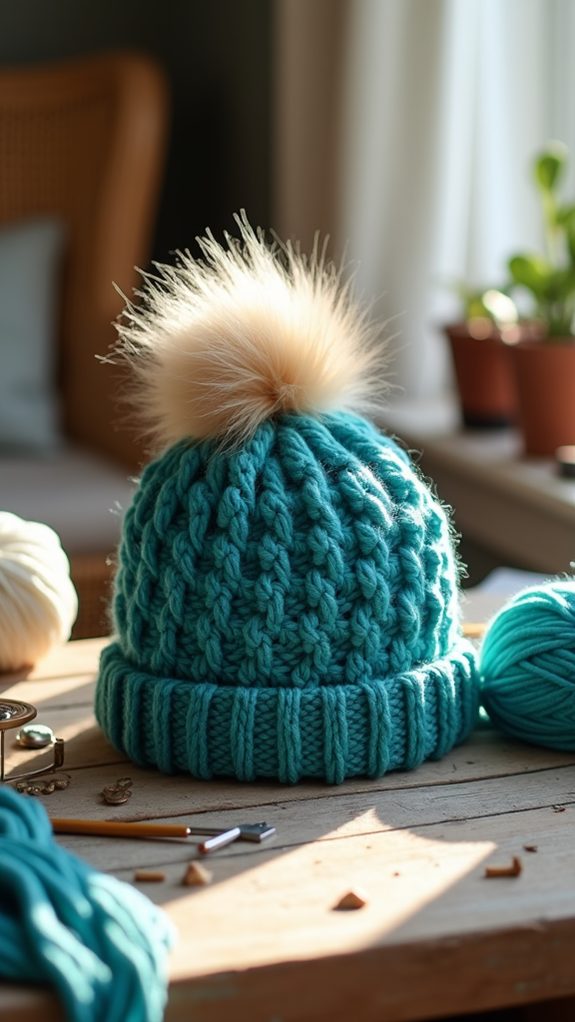 cheerful accessory for hats
