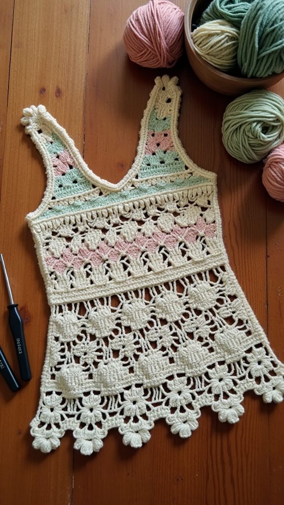 chic bohemian crochet top