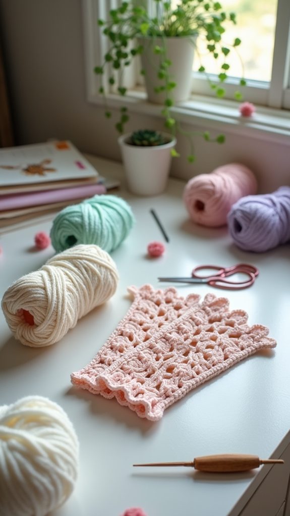chic delicate knit accessories
