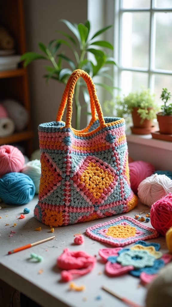 chic granny crossbody purse