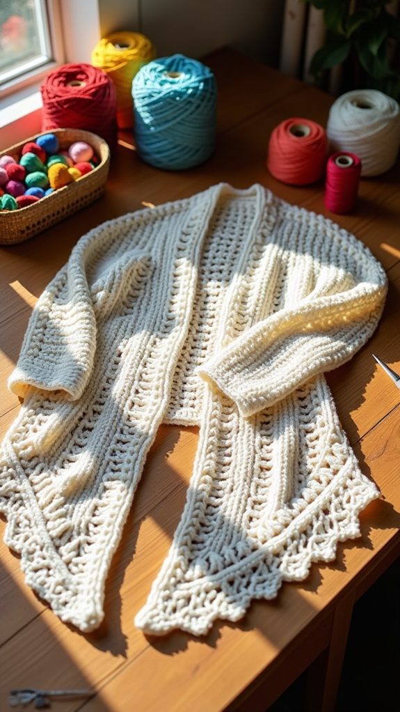 chic long cardigan shrug