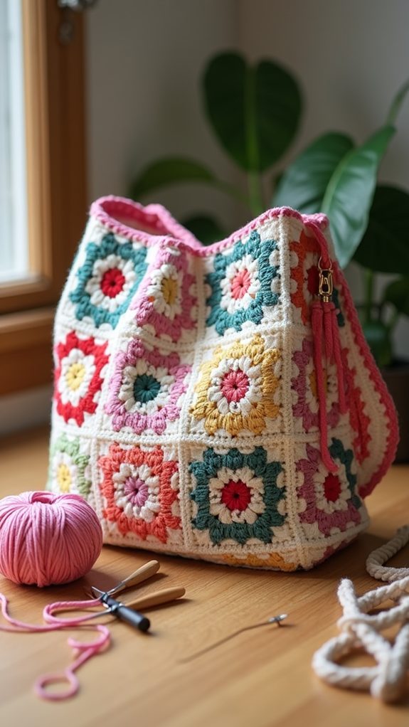 chic retro granny purse