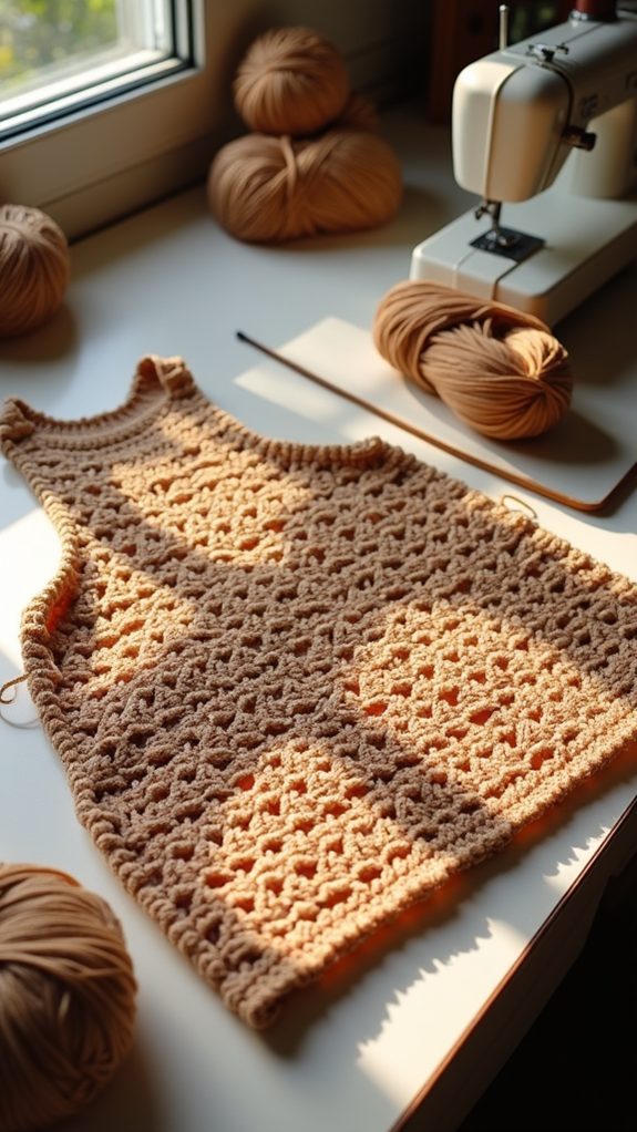 chunky knit tank top