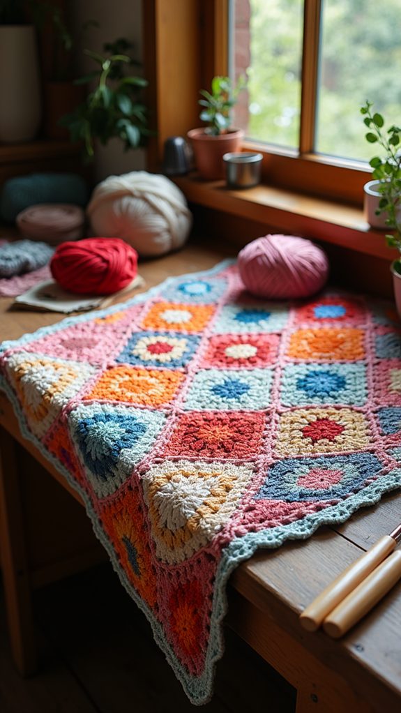 classic crochet blanket design