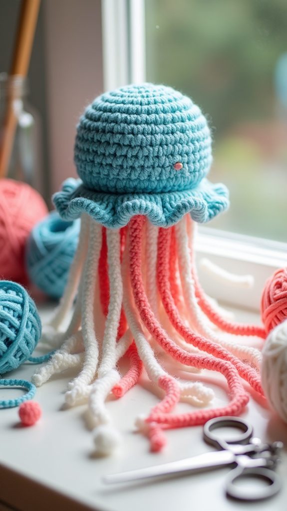 coastal jellyfish home decor