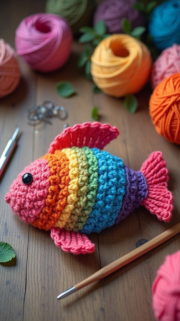 colorful aquatic creature design