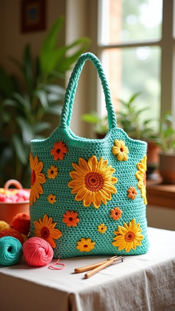 colorful beach bag design