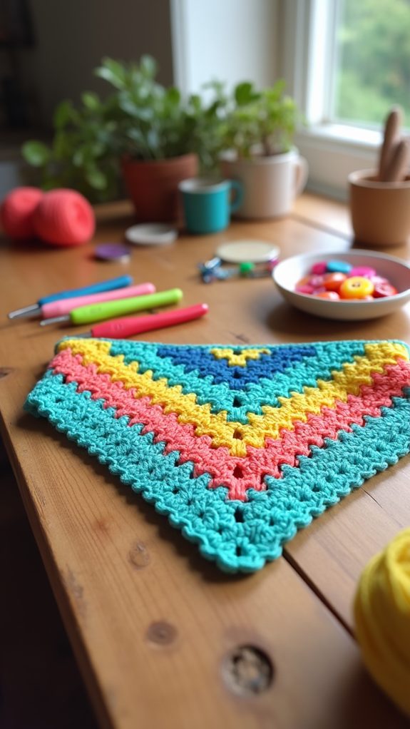 colorful children s bandana design