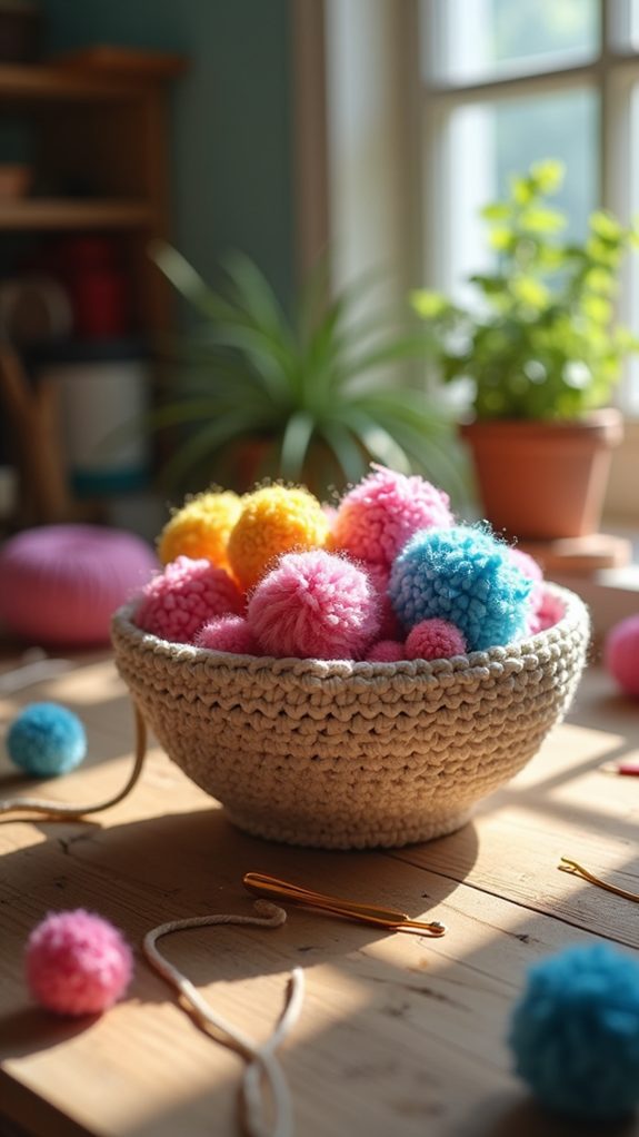 colorful crafty home decor