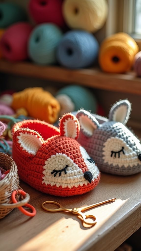 cozy and playful footwear
