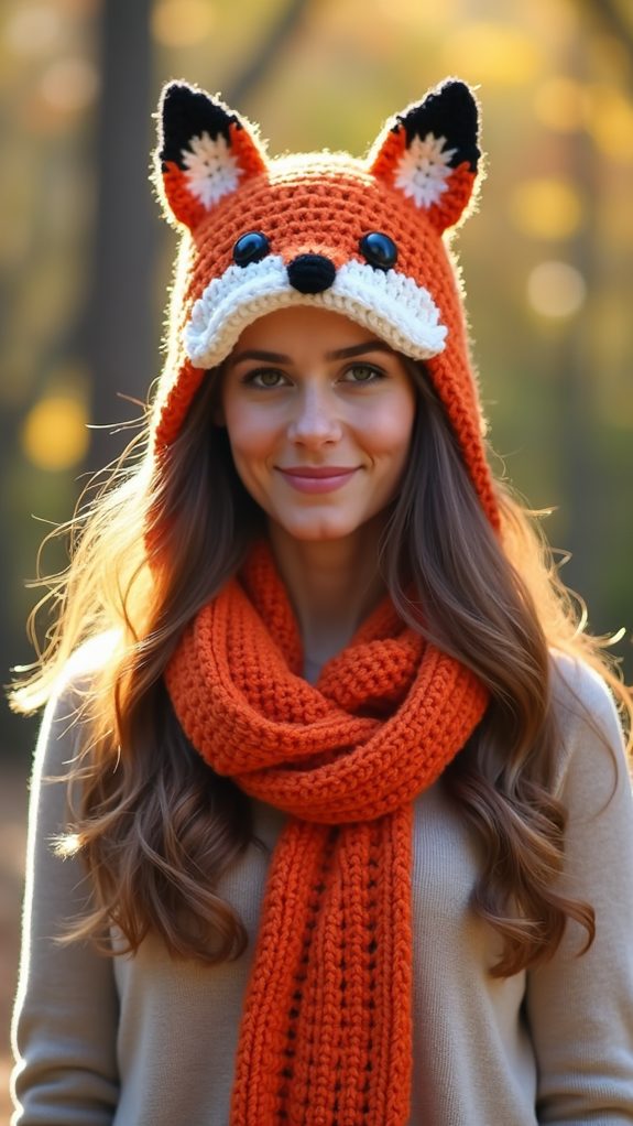 cozy animal inspired scarf