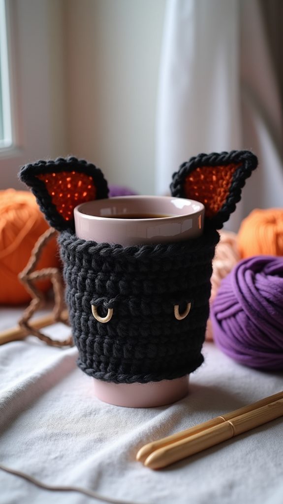 cozy bat coffee accessory