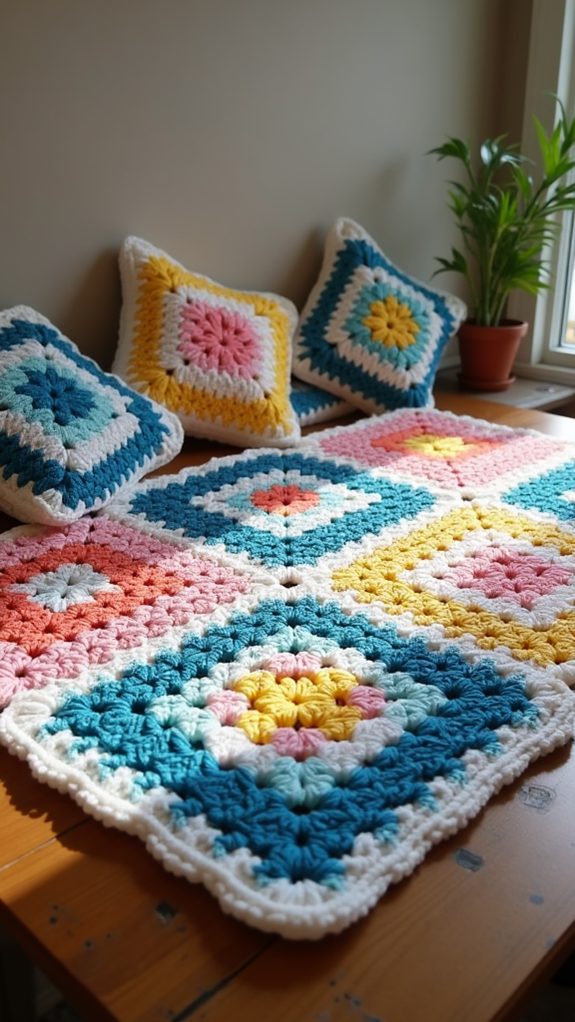 cozy crochet cushion covers