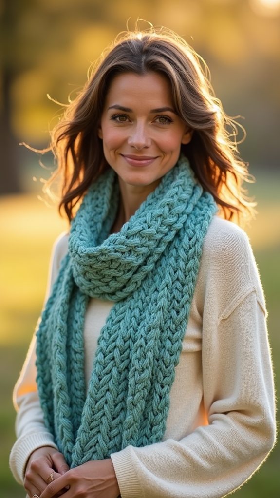 cozy knit accessory piece