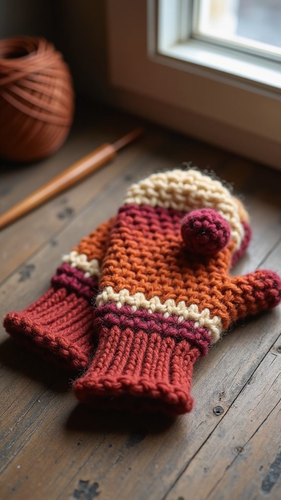 cozy knit hand warmers