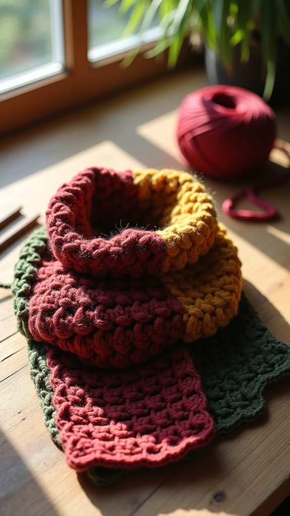cozy knit neck warmer