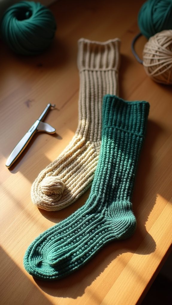 cozy knit sock design
