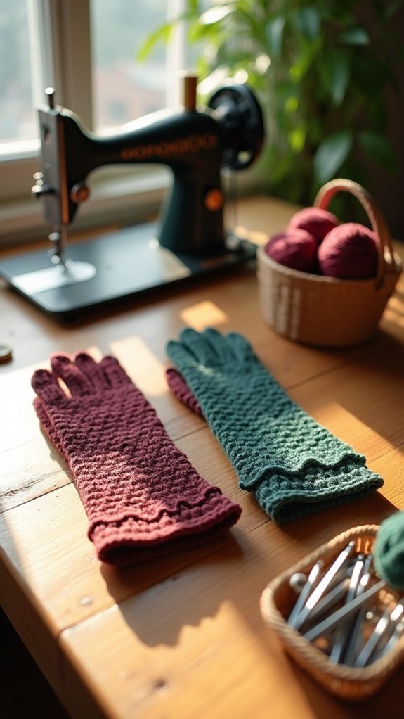 cozy knit winter accessories