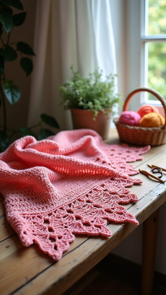 cozy knitted blanket gift