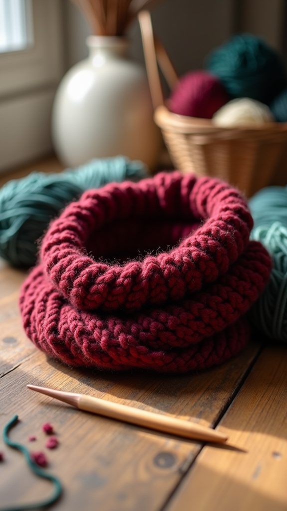 cozy textured neck accessory