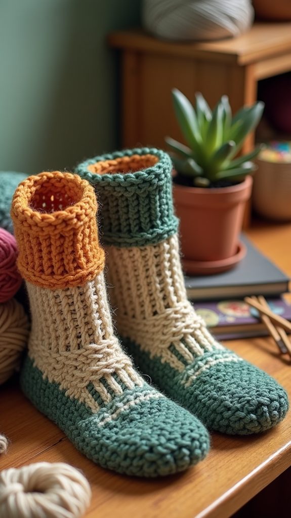 cozy thick knit socks