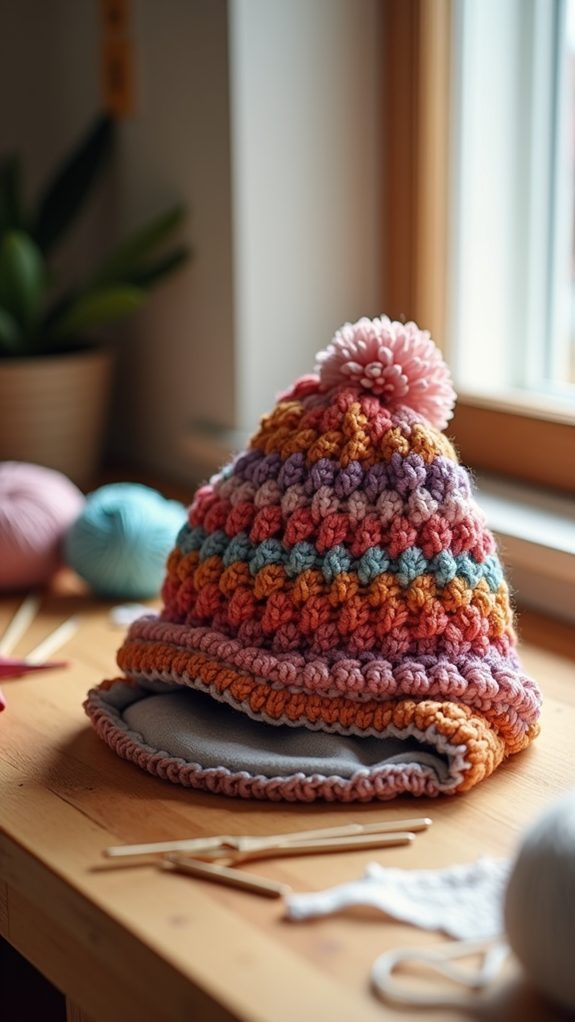 cozy warm winter hat