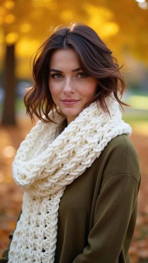 cozy winter fashion accessory