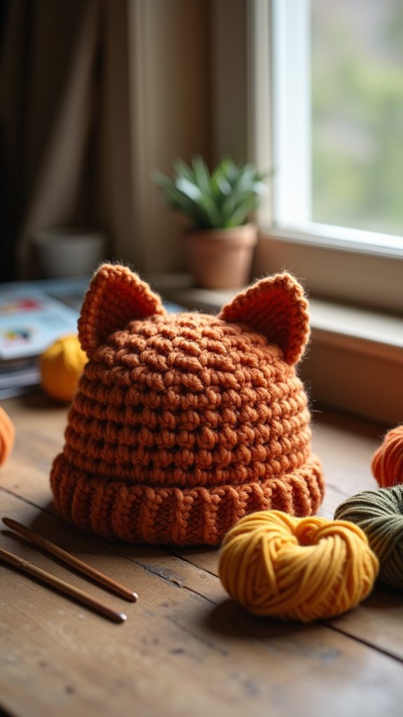 cozy winter feline accessory