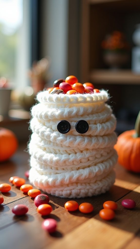 crafty halloween gift jars