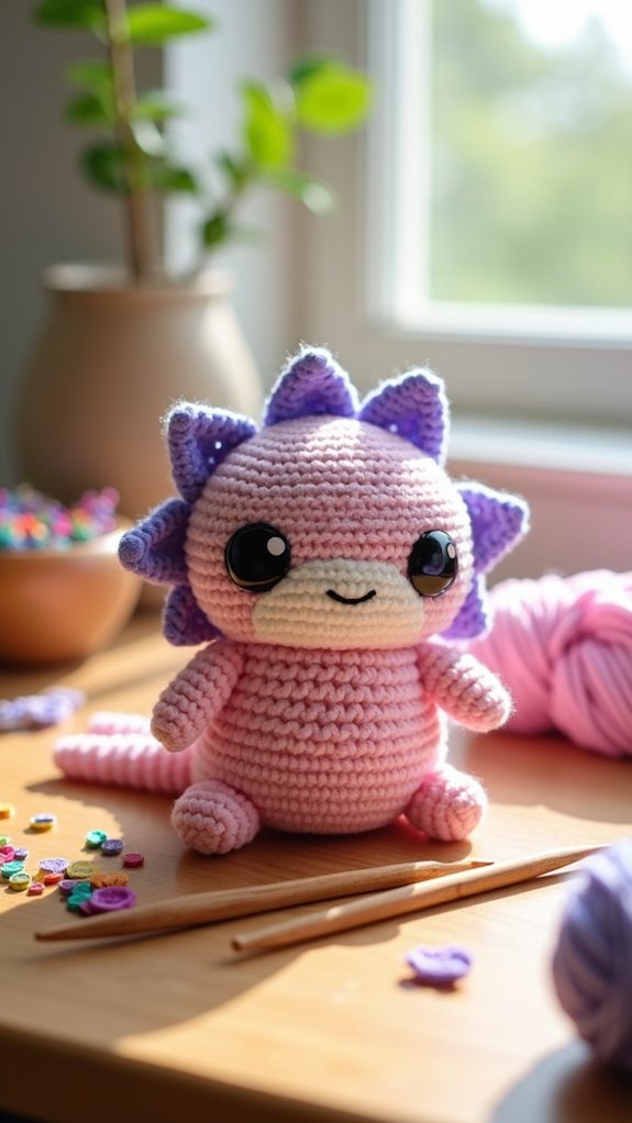 create axolotl plushie guide