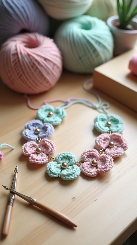 creative crochet accessories line