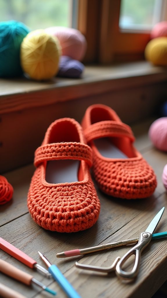 creative crochet mary janes