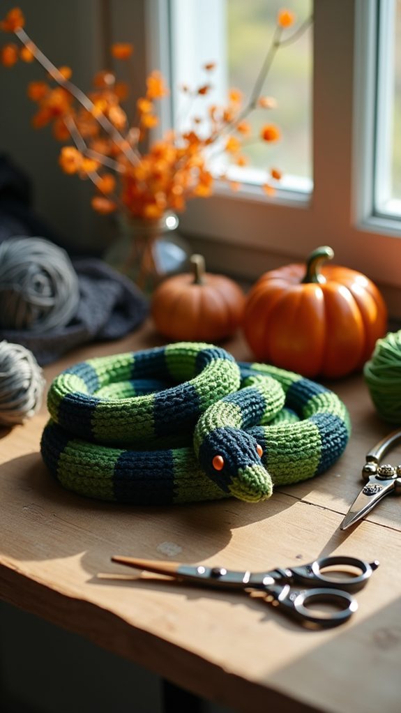 creepy halloween serpent encounter