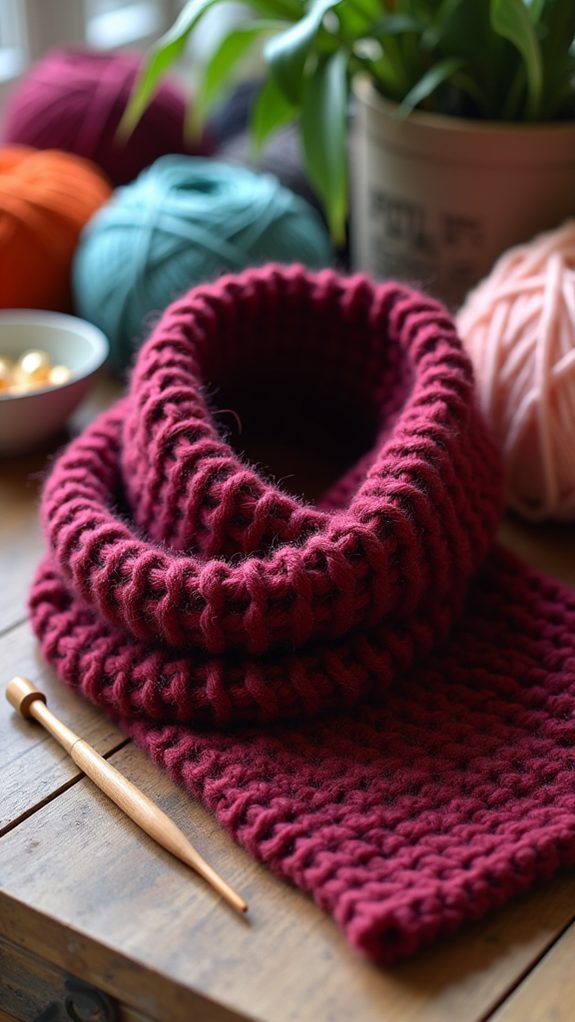 crochet cowl pattern tutorial