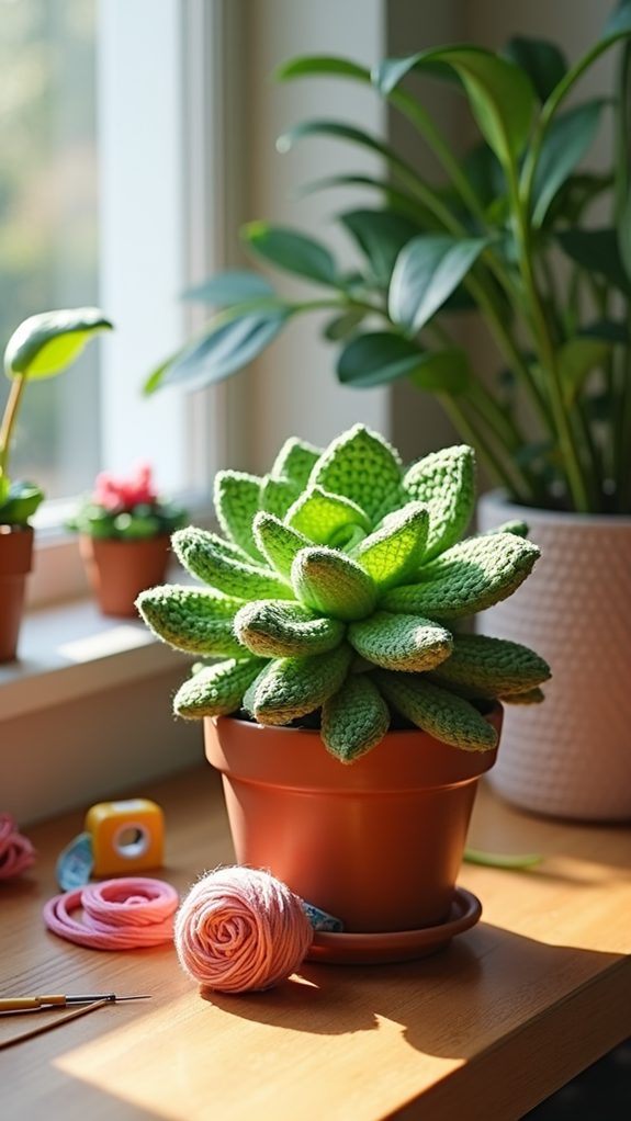 crochet crassula plant care