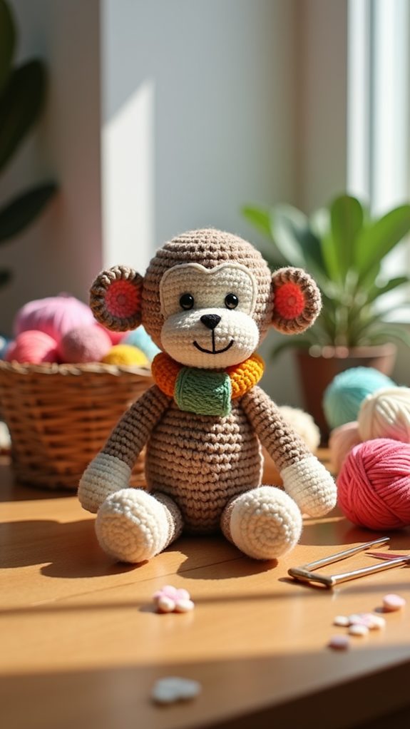 crochet monkey design instructions