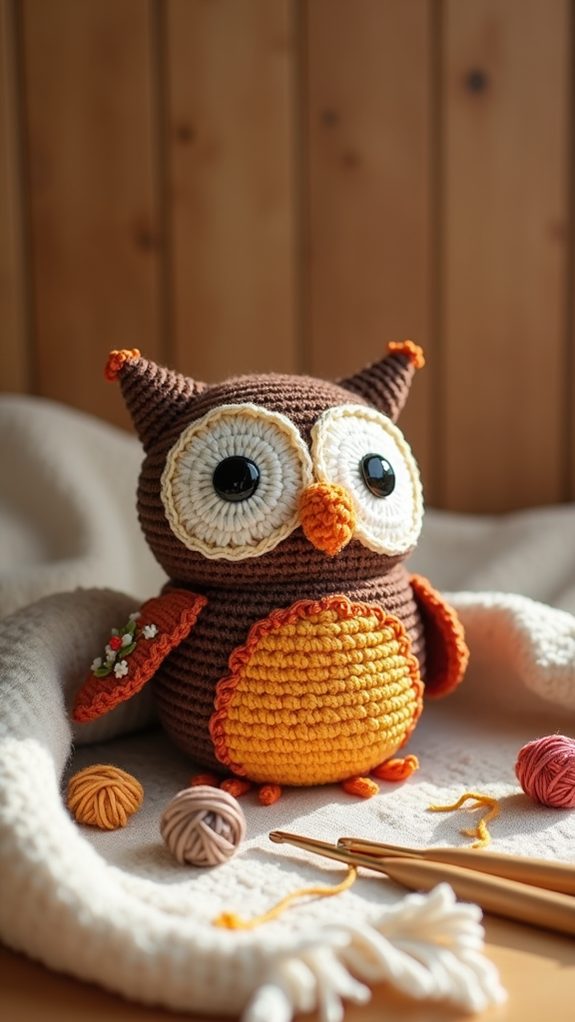 crochet owl design instructions