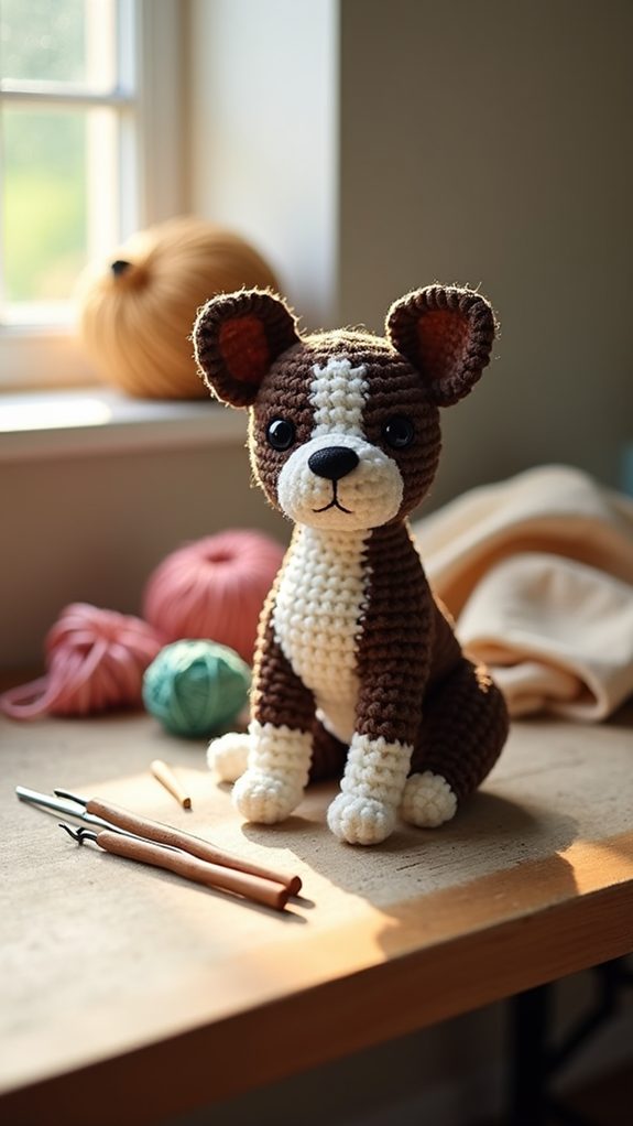 crochet pattern boston terrier
