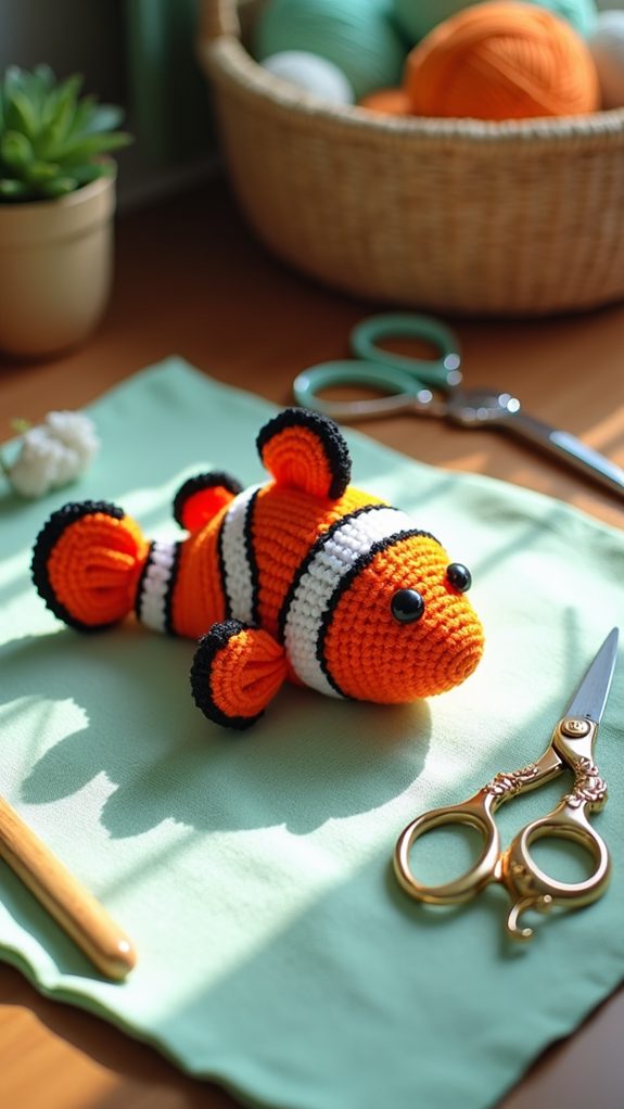 crochet pattern for clownfish