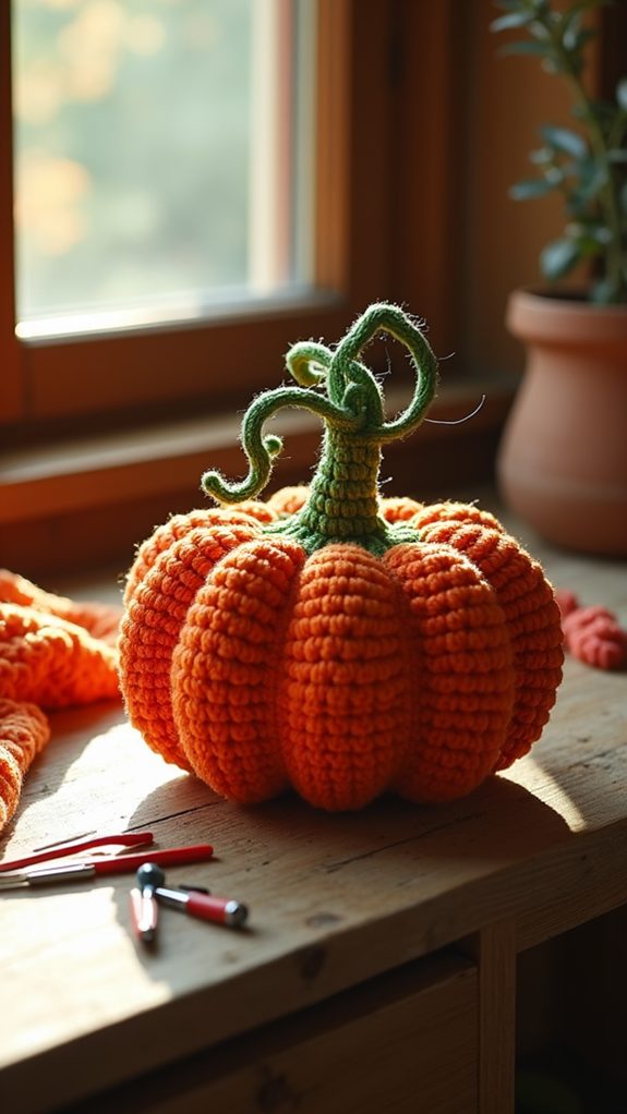 crochet pumpkin craft tutorial