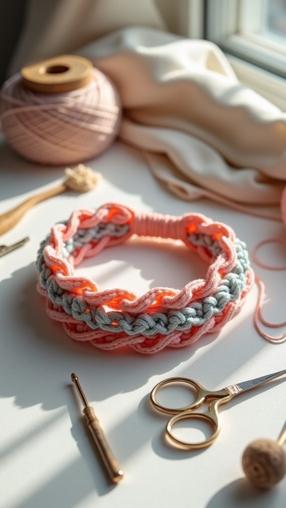 crochet shell stitch accessory