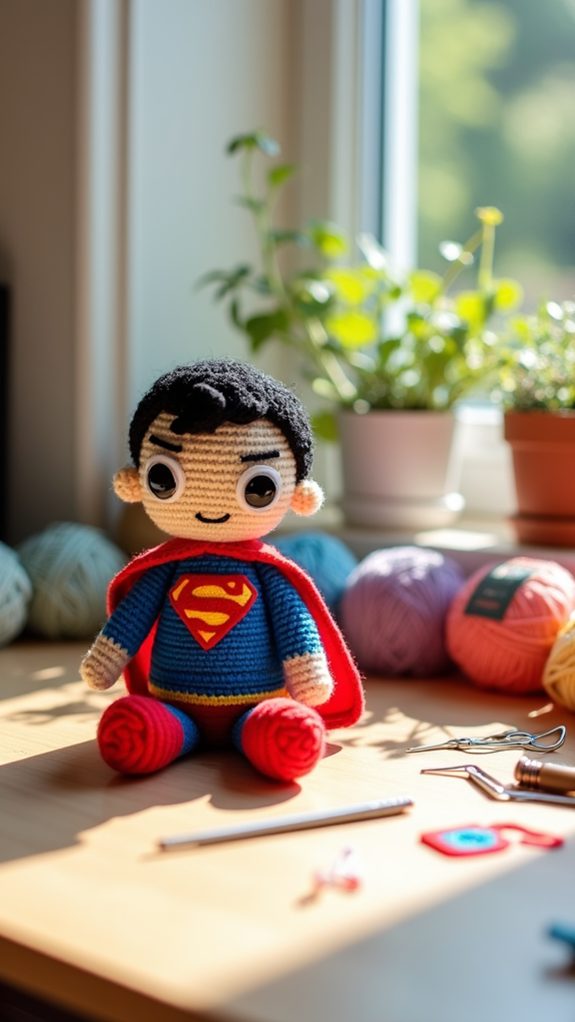 crochet superhero doll craft