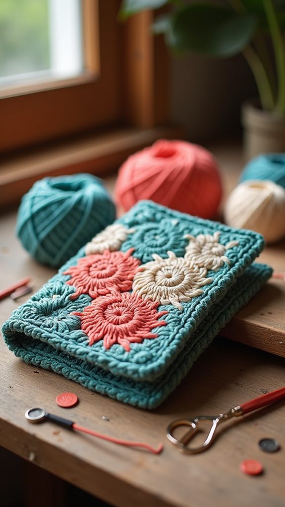 crochet wallet for cards