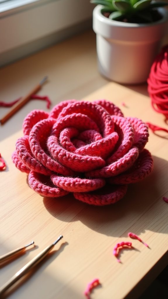 curly rose flower type