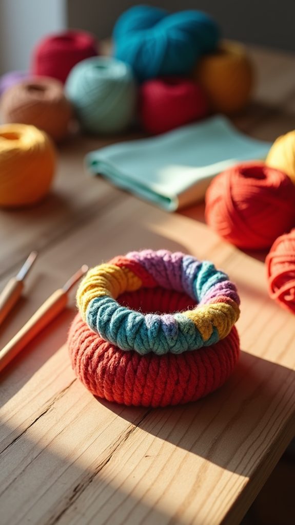 customizable crochet ring design